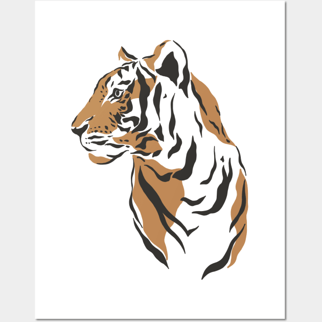 Tiger Wall Art by VintageHeroes